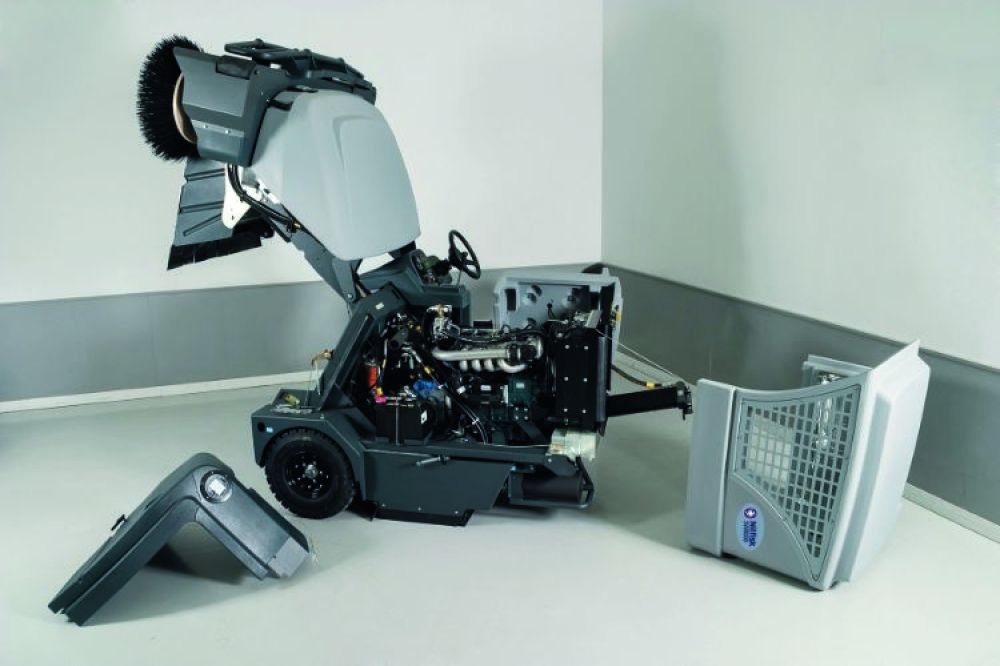 Zametací stroj se sedící obsluhou SW8000 dieselový, LPG - Obrázek 3
